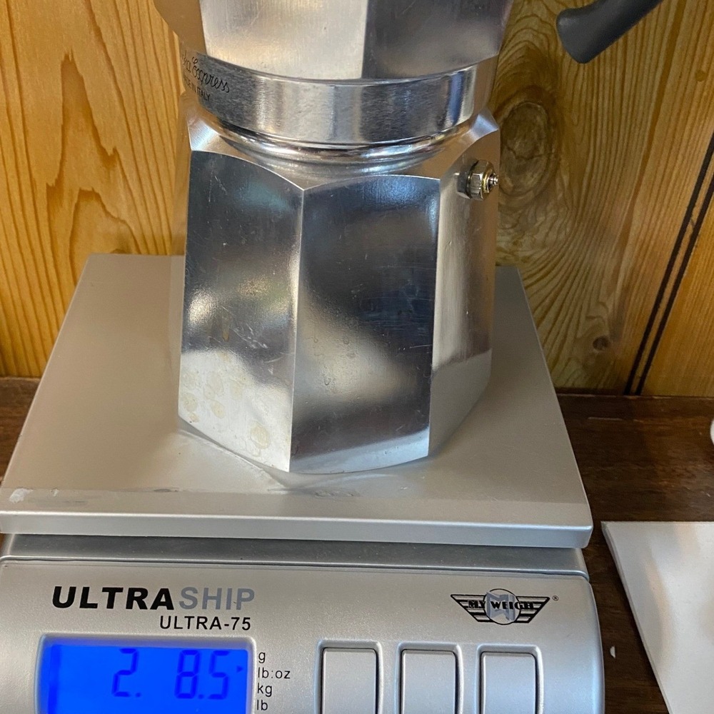 Bialetti Large Moka Express Stovetop Espresso Silver Aluminum 14 cup Italy - Picture 14 of 14